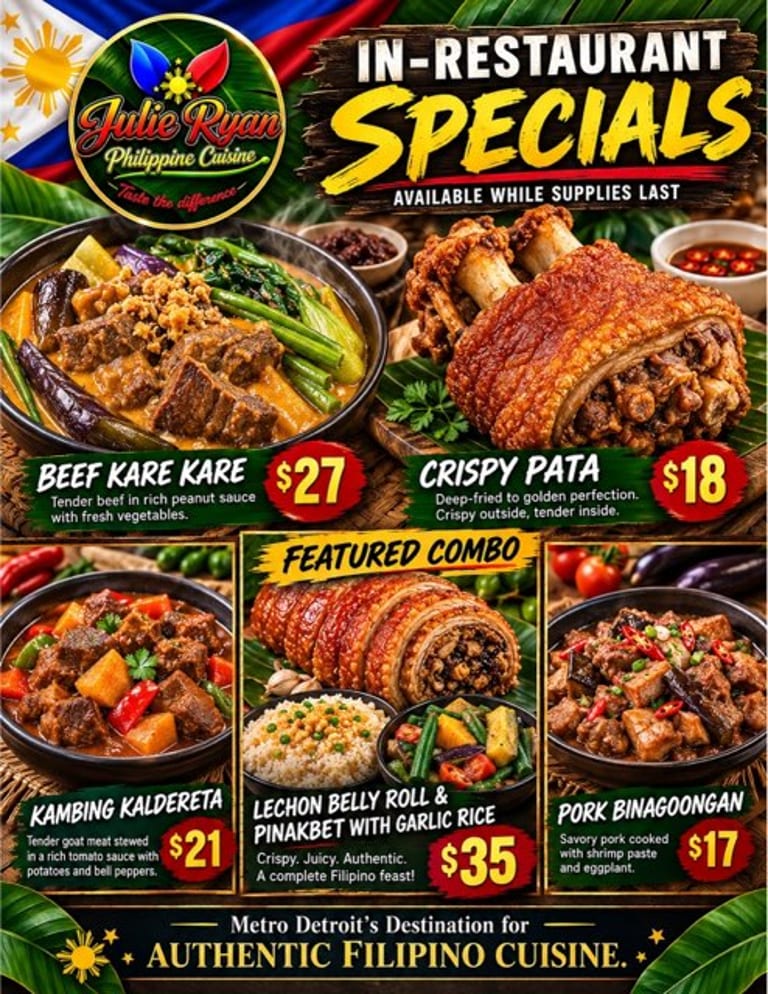 In-Restaurant Specials