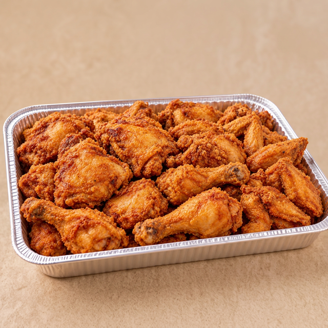 Filipino-Style Fried Chicken - Manok Tray